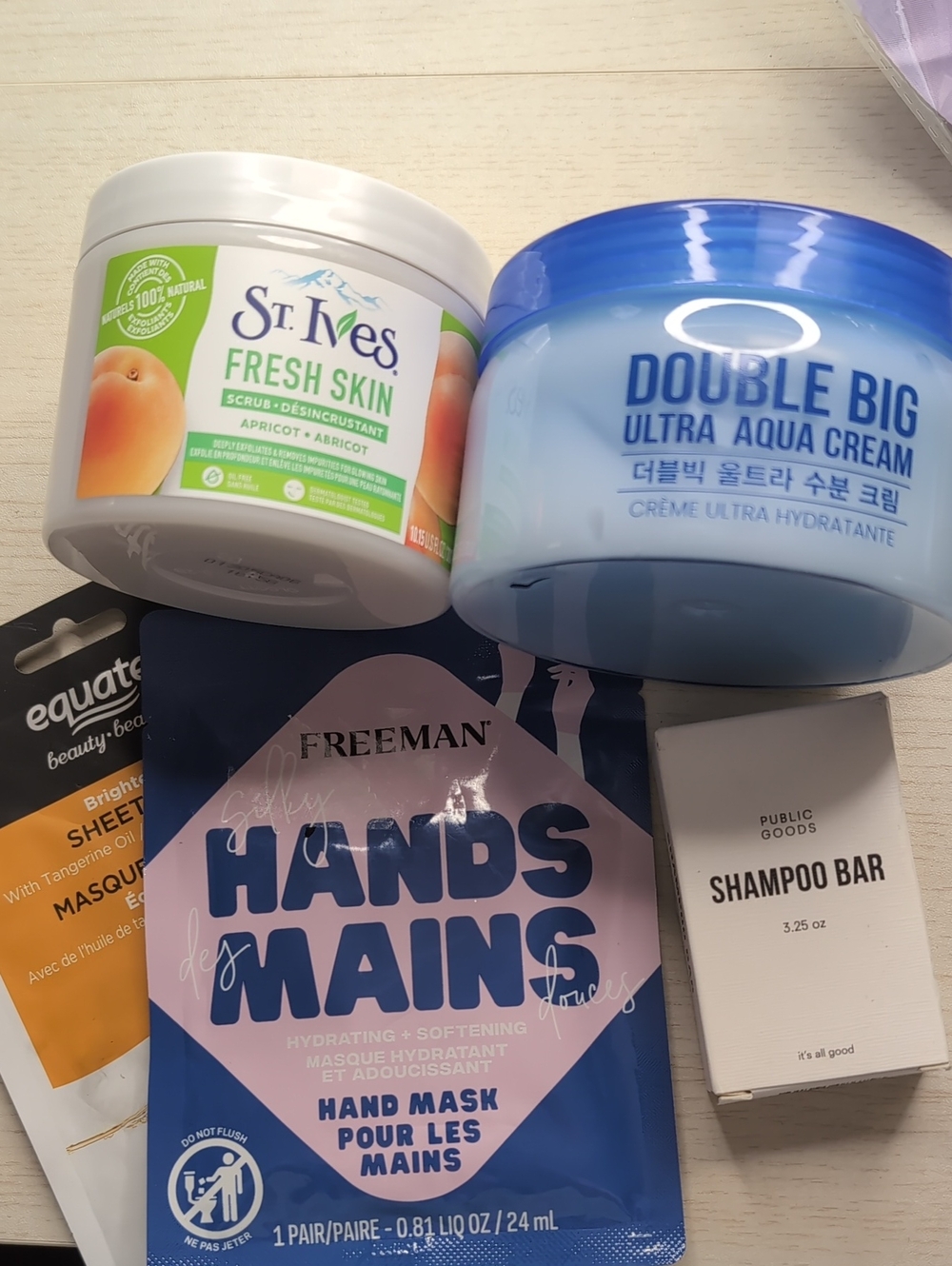 Bundle St Ives Double Big Cream Masks Shampoo Bar